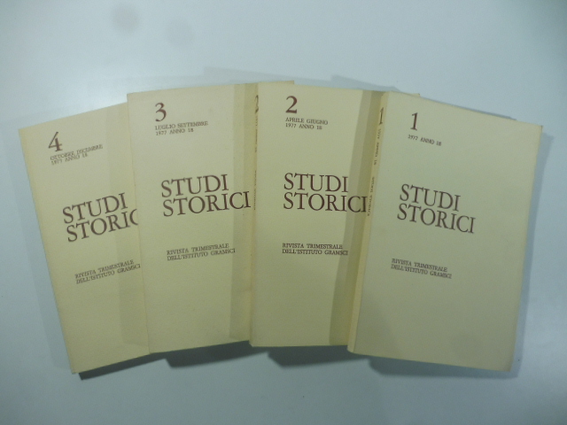 Studi storici. Rivista trimestrale dell'Istituto Gramsci. Annata completa 1977